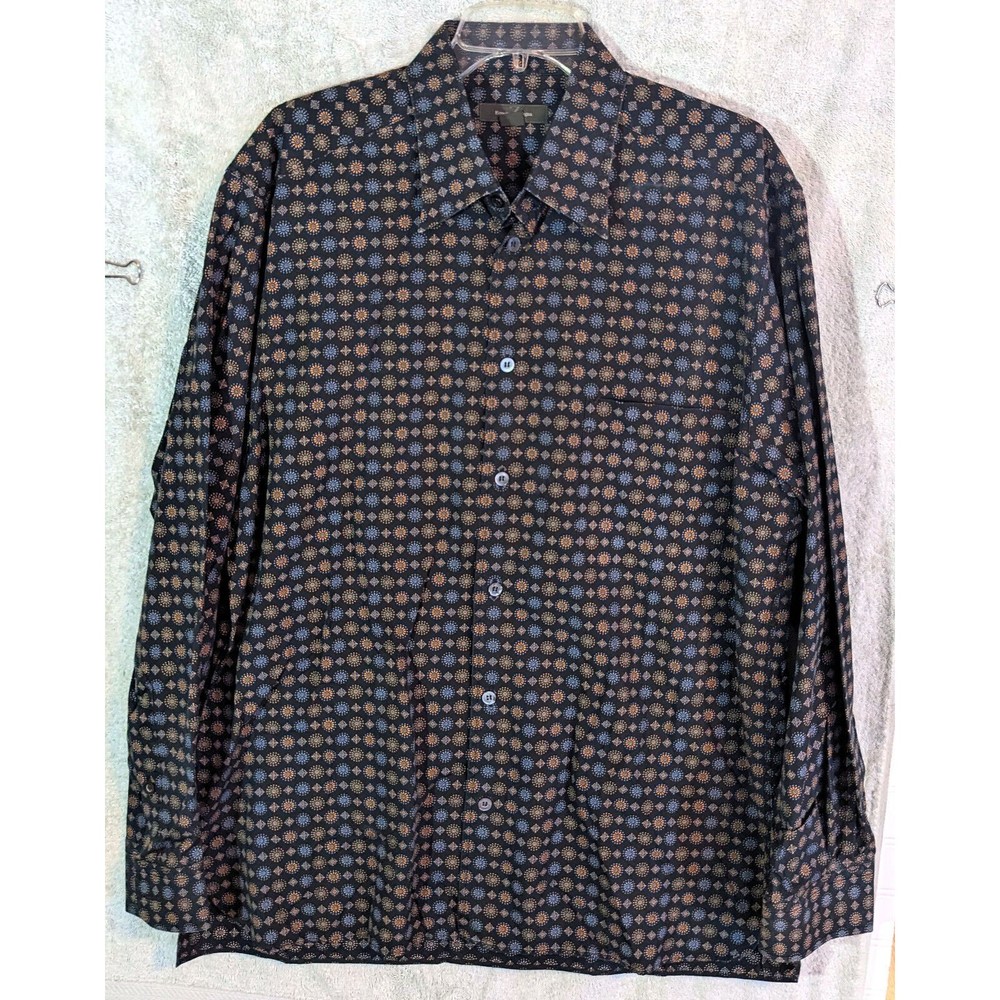 Ermenegildo Zegna Button Up Shirt Men's L john travolta samuel jackson cool